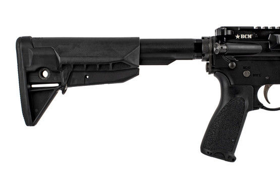 Bravo Company Manufacturing RECCE-14.5 M-LOK 14.5" lightweight rifle features a BCM stock, grip, and QD sling end plate.